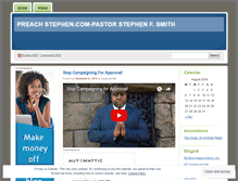 Tablet Screenshot of pastorssmith.wordpress.com
