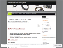 Tablet Screenshot of materialestecnologicos.wordpress.com