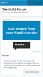 Mobile Screenshot of hu12forum.wordpress.com
