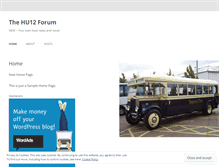 Tablet Screenshot of hu12forum.wordpress.com