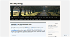 Desktop Screenshot of dbspsychology.wordpress.com