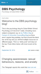 Mobile Screenshot of dbspsychology.wordpress.com