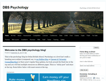 Tablet Screenshot of dbspsychology.wordpress.com