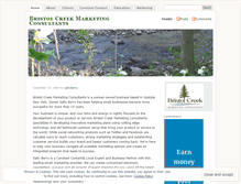 Tablet Screenshot of bristolcreekmarketingconsultants.wordpress.com