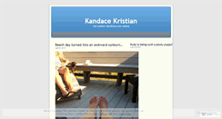 Desktop Screenshot of kandacekristian.wordpress.com