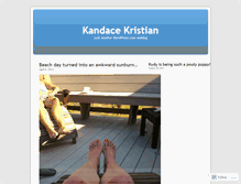 Tablet Screenshot of kandacekristian.wordpress.com