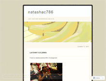 Tablet Screenshot of natashac786.wordpress.com