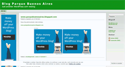 Desktop Screenshot of parquebuenosaires.wordpress.com