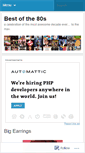 Mobile Screenshot of bestofthe80s.wordpress.com