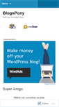 Mobile Screenshot of blogspony.wordpress.com
