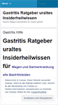 Mobile Screenshot of gastritishilfe.wordpress.com