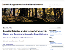 Tablet Screenshot of gastritishilfe.wordpress.com