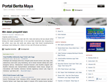 Tablet Screenshot of beritamaya.wordpress.com