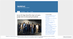 Desktop Screenshot of mediafront.wordpress.com