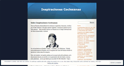 Desktop Screenshot of inspiracionescoclesanas.wordpress.com