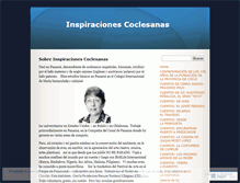 Tablet Screenshot of inspiracionescoclesanas.wordpress.com
