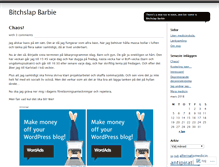Tablet Screenshot of bitchslapbarbie.wordpress.com