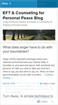Mobile Screenshot of eftforpeace.wordpress.com