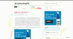 Desktop Screenshot of corporategiftss.wordpress.com