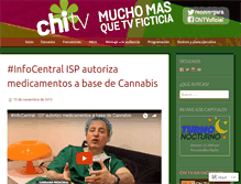 Tablet Screenshot of chitv.wordpress.com