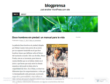 Tablet Screenshot of blogprensa.wordpress.com