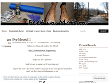 Tablet Screenshot of feetinmotion.wordpress.com