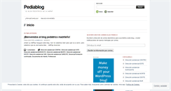 Desktop Screenshot of pediablog.wordpress.com