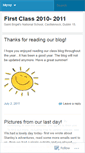 Mobile Screenshot of firstclassblog.wordpress.com