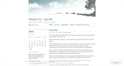 Desktop Screenshot of maarjaeik.wordpress.com