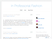 Tablet Screenshot of inprofessorialfashion.wordpress.com