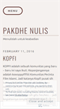 Mobile Screenshot of pakdenulis.wordpress.com