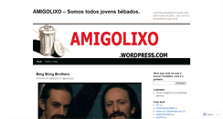 Desktop Screenshot of amigolixo.wordpress.com