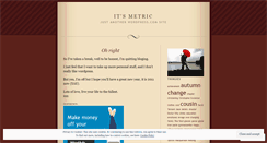 Desktop Screenshot of itsmetric.wordpress.com