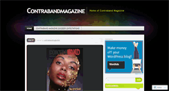 Desktop Screenshot of contrabandmagazine.wordpress.com