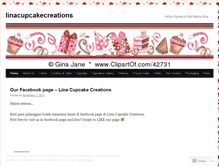 Tablet Screenshot of linacupcakecreations.wordpress.com