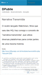 Mobile Screenshot of dpublie.wordpress.com