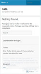 Mobile Screenshot of nickkb.wordpress.com