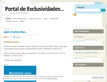 Tablet Screenshot of portalluxo.wordpress.com