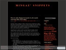 Tablet Screenshot of mingaz.wordpress.com