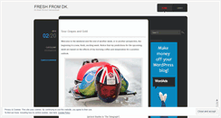 Desktop Screenshot of freshfromdk.wordpress.com