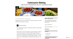 Desktop Screenshot of carbonara.wordpress.com