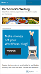 Mobile Screenshot of carbonara.wordpress.com