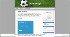 Desktop Screenshot of fantaconsigli.wordpress.com