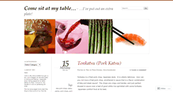 Desktop Screenshot of comesitatmytable.wordpress.com
