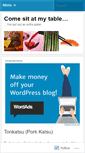 Mobile Screenshot of comesitatmytable.wordpress.com