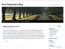 Tablet Screenshot of fiolkowski.wordpress.com