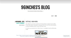 Desktop Screenshot of ninetysixinches.wordpress.com