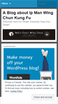 Mobile Screenshot of ipmankungfu.wordpress.com