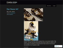 Tablet Screenshot of creativeactiondesign.wordpress.com