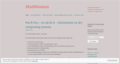 Desktop Screenshot of mudwoman.wordpress.com